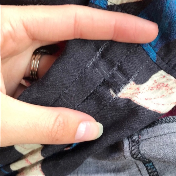 TulaRosa Floral Navy Wrap Dress - Picture 4 of 4